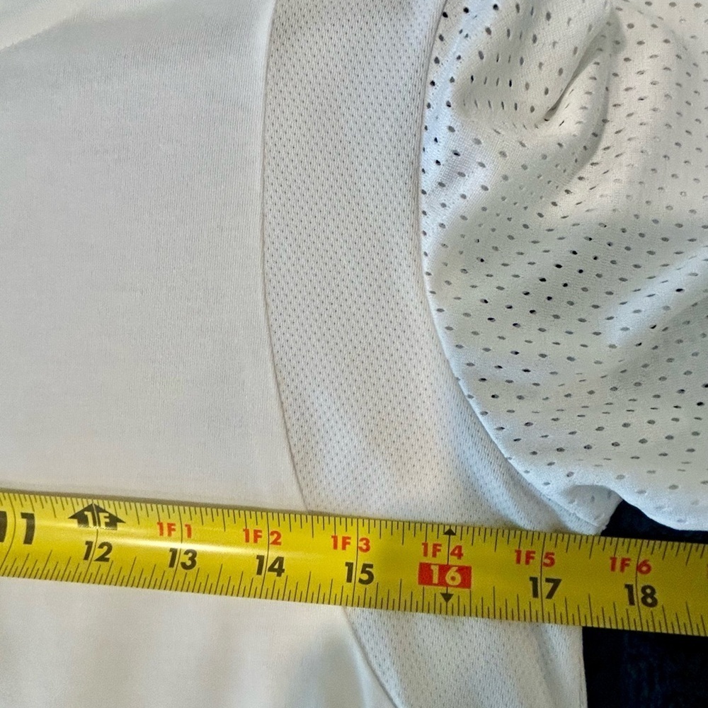 🎾⛳️”Adidas” NWOT White Sport Dress w/ Vented Short Sleeves and Hem Size S - Picture 12 of 13